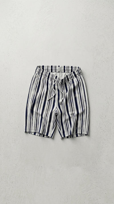Short de Bain "Rayures Riviera"