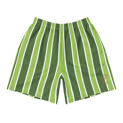 Riviera striped shorts green