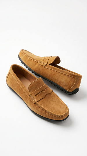 Old Money Suede Loafers - Zeroh