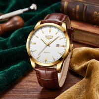 Montre Minimaliste Cuir Marron - Zeroh