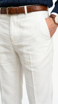 Pantalon Chino Blanc Old Money - Zeroh